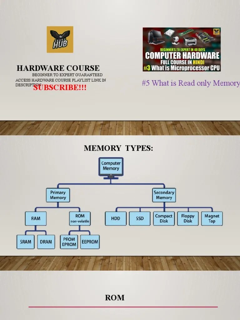 #5 What Is Read Only Memory Or ROM | PDF