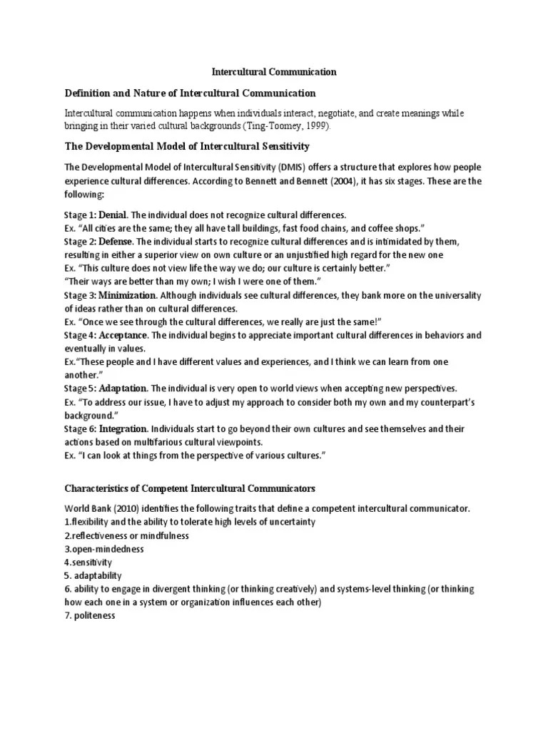 Intercultural Communication | PDF