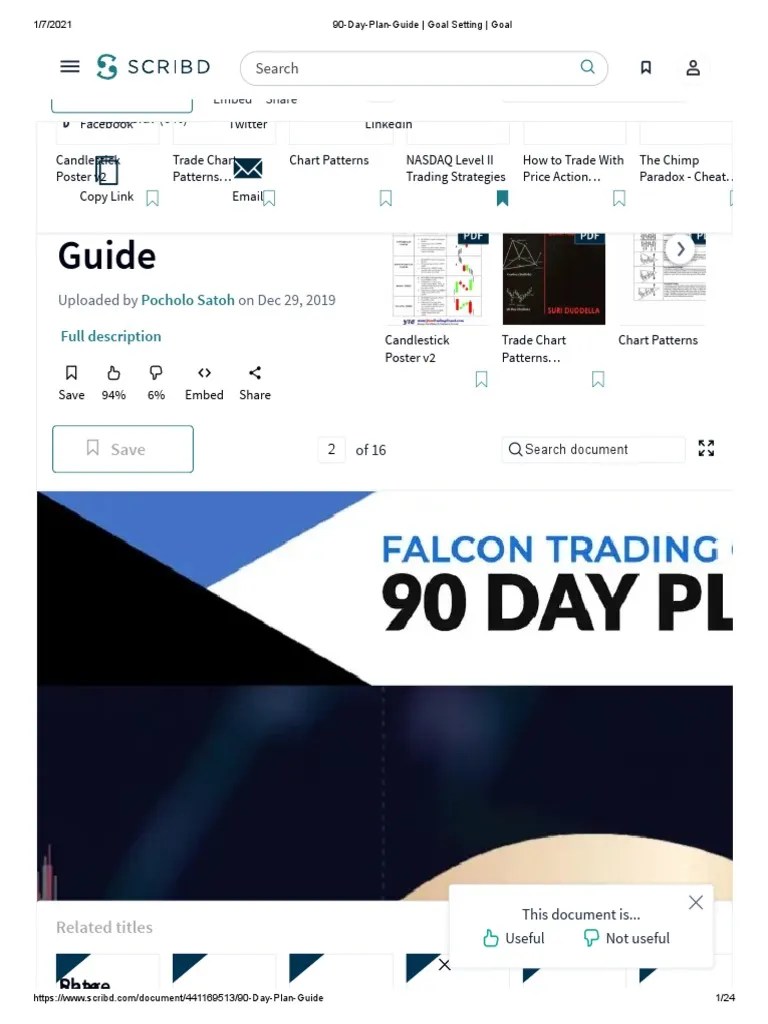 90-Day-Plan-Guide - Goal Setting - Goal | PDF | Social Networking Service