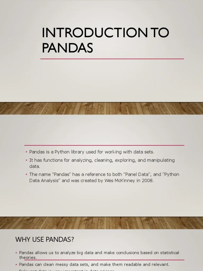 Pandas AI | PDF
