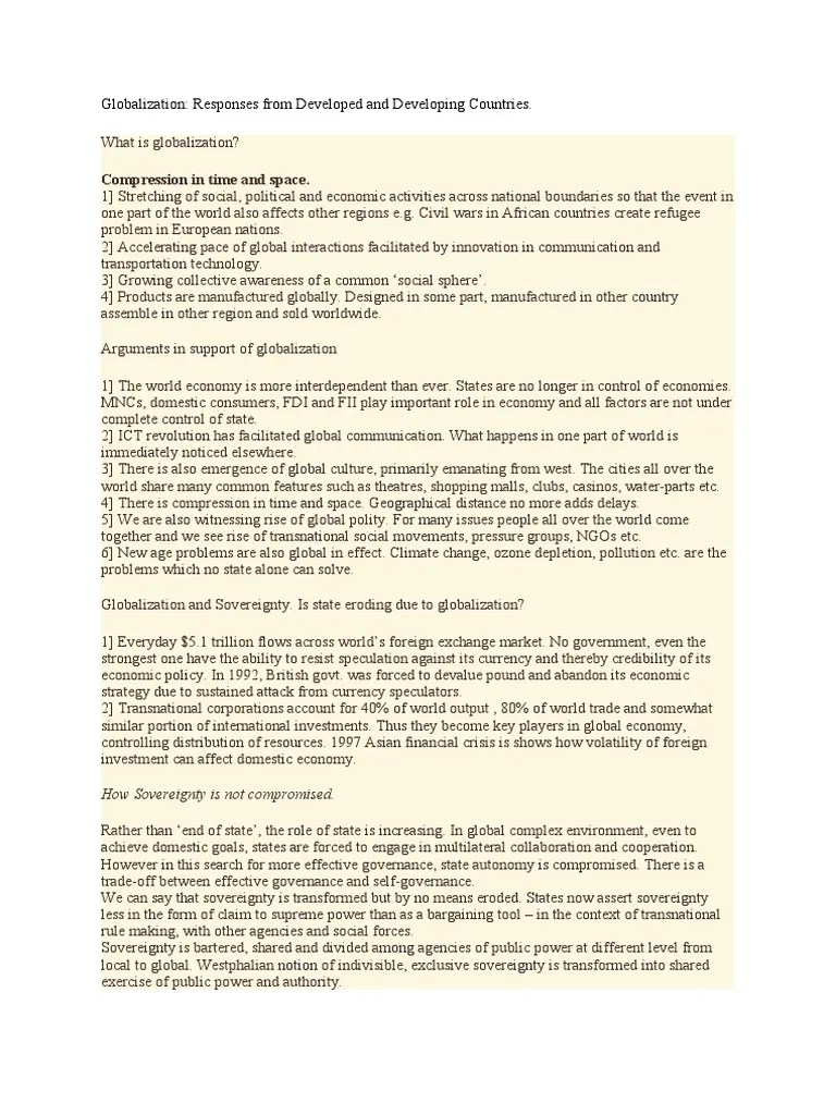 Globalization | PDF | Globalization | International Relations