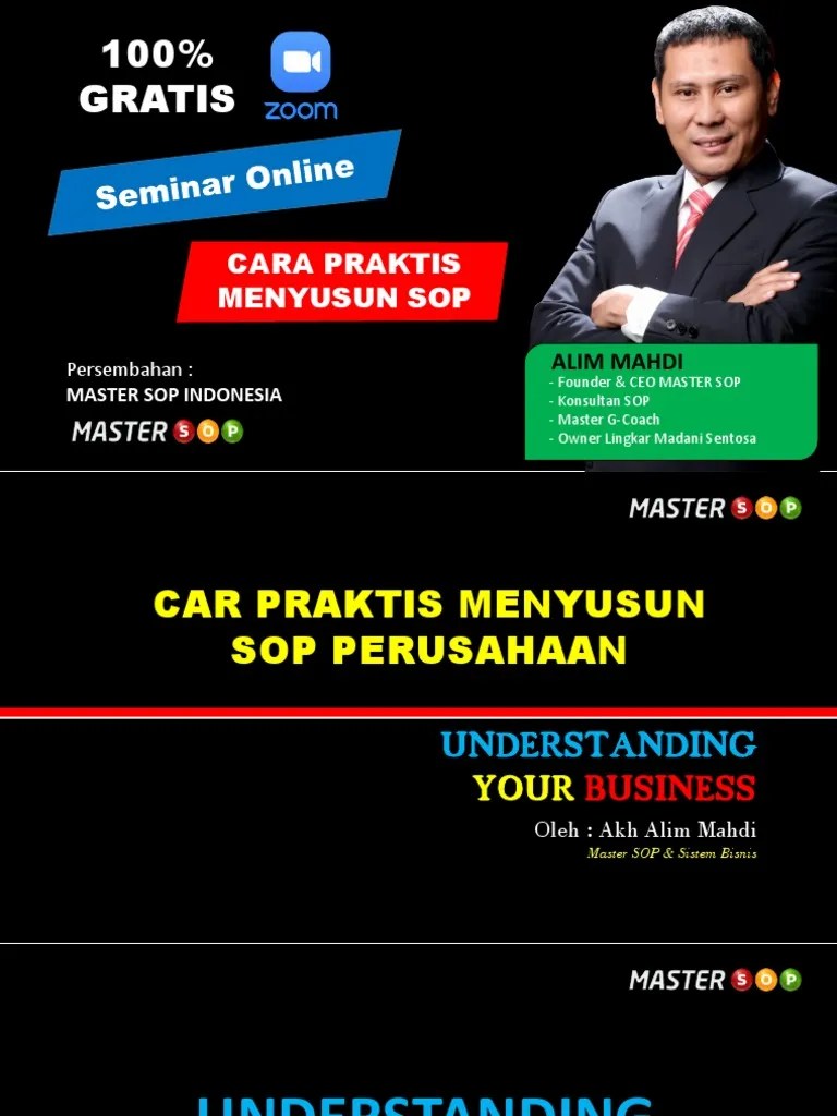 01 Materi Cara Praktis Menyusun Sop Perusahaan | PDF