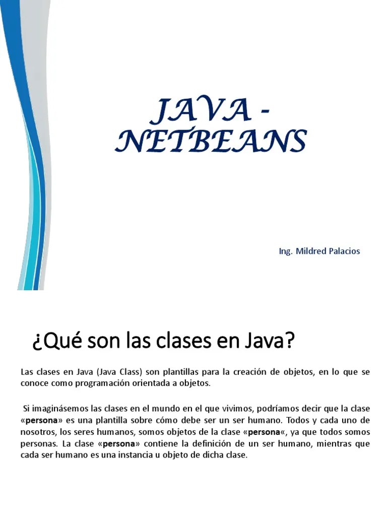 Java NeTBeans | Descargar Gratis PDF | Programación | Constructor ...