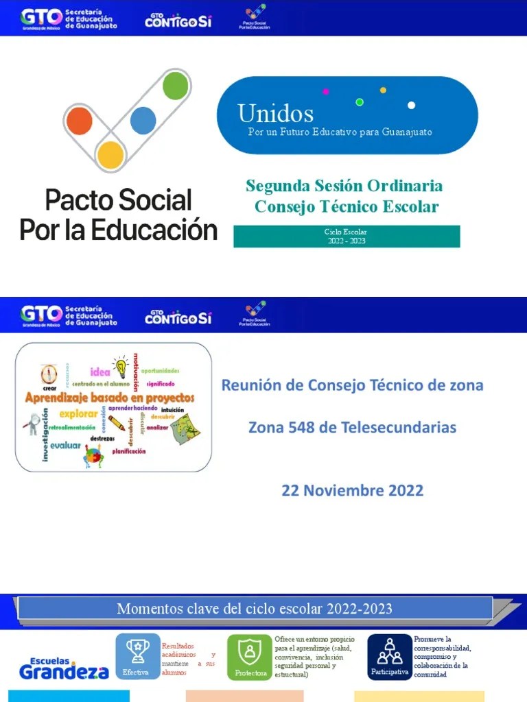 2a Sesión Ordinaria CTE 2022-2023 | Descargar Gratis PDF | Plan De Estudios | Evaluación
