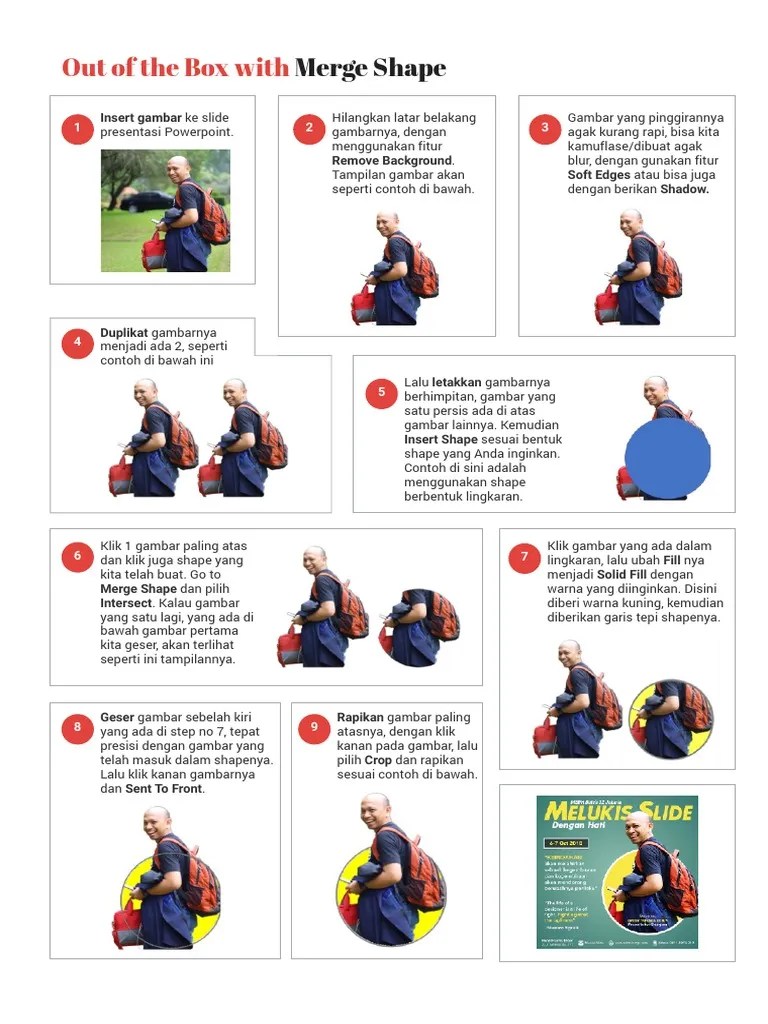 Tutorial PPT - 3D With Merge Shape | PDF