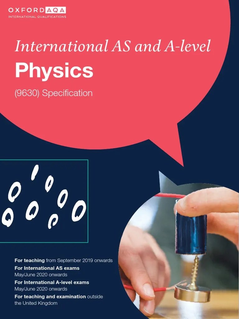 Oxfordaqa International As And A Level Physics Specification | PDF | Waves | Diffraction