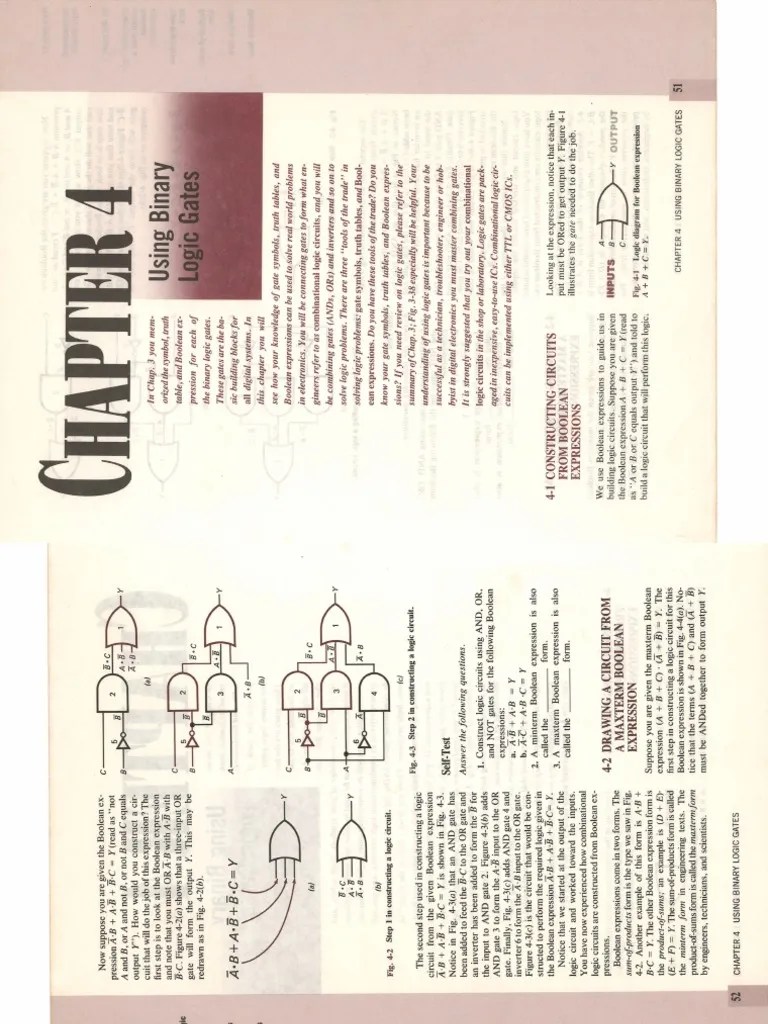T4 Using Binary Logic Gates | PDF