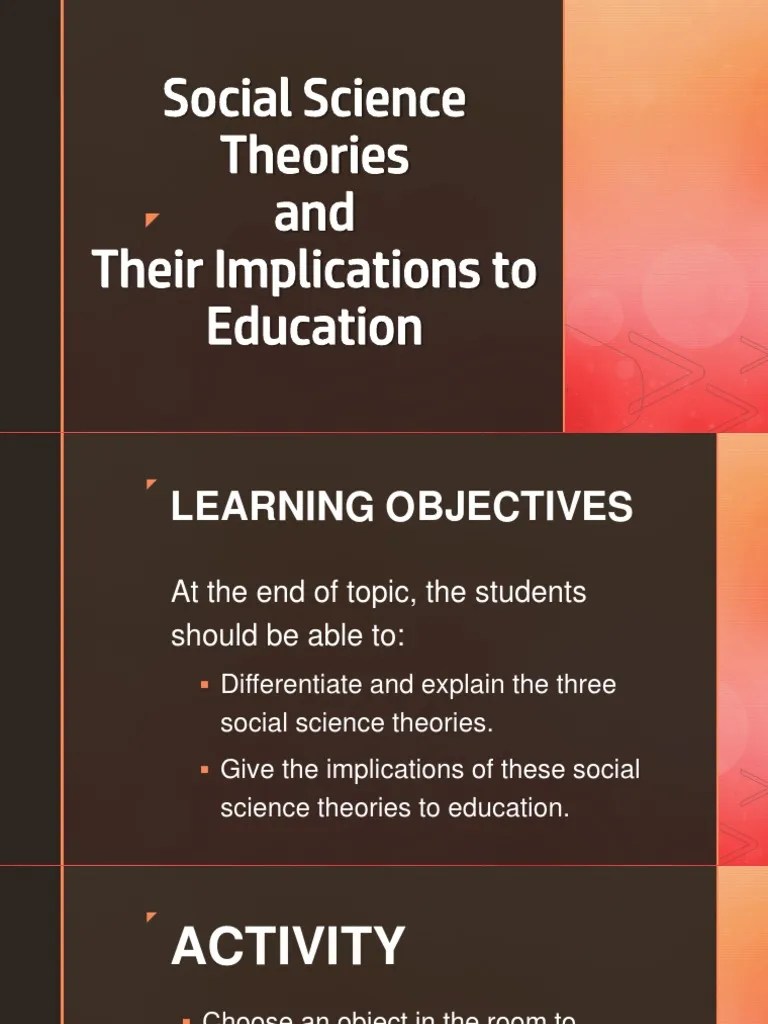 FTC4 3 - Social Science Theories | PDF | Scientific Theories | Behavioural Sciences