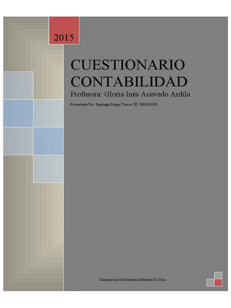 Taller Contabilidad | PDF