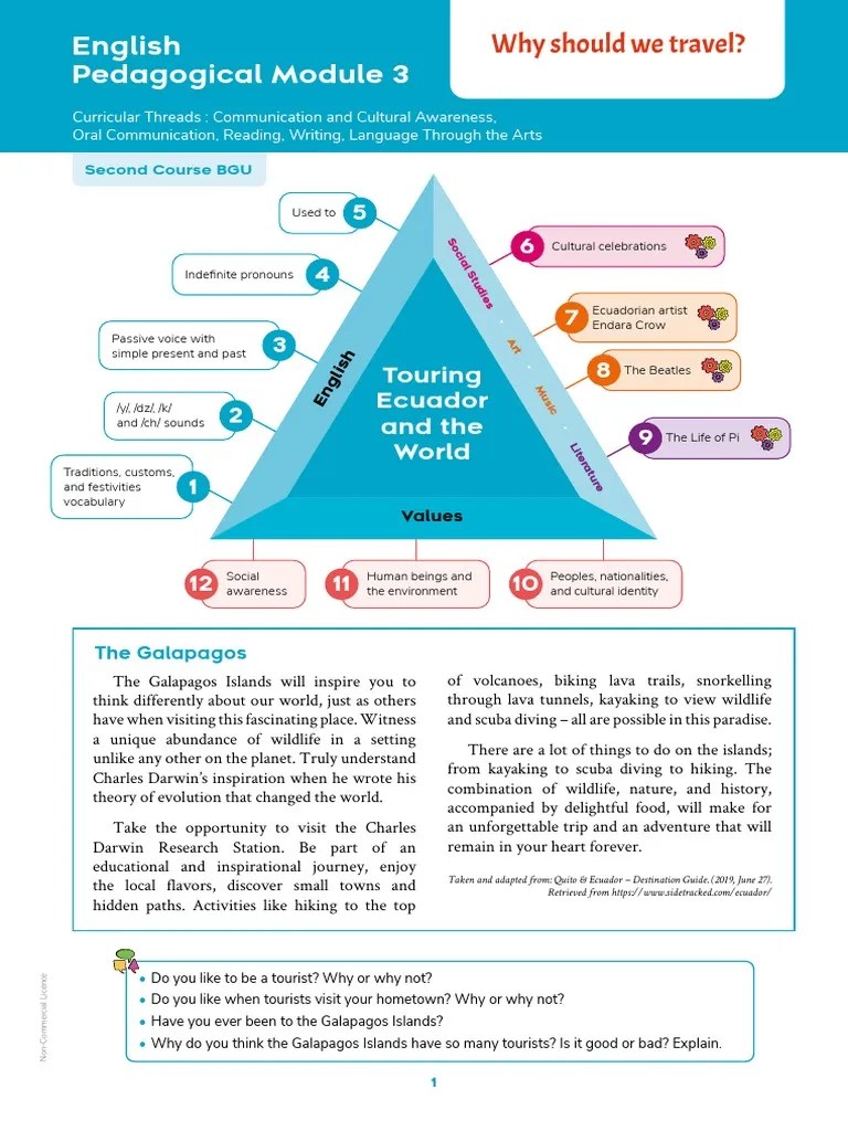 Ingles Modulo 3 4ta Parcial Segundos Pdf Speed Reading Ecuador