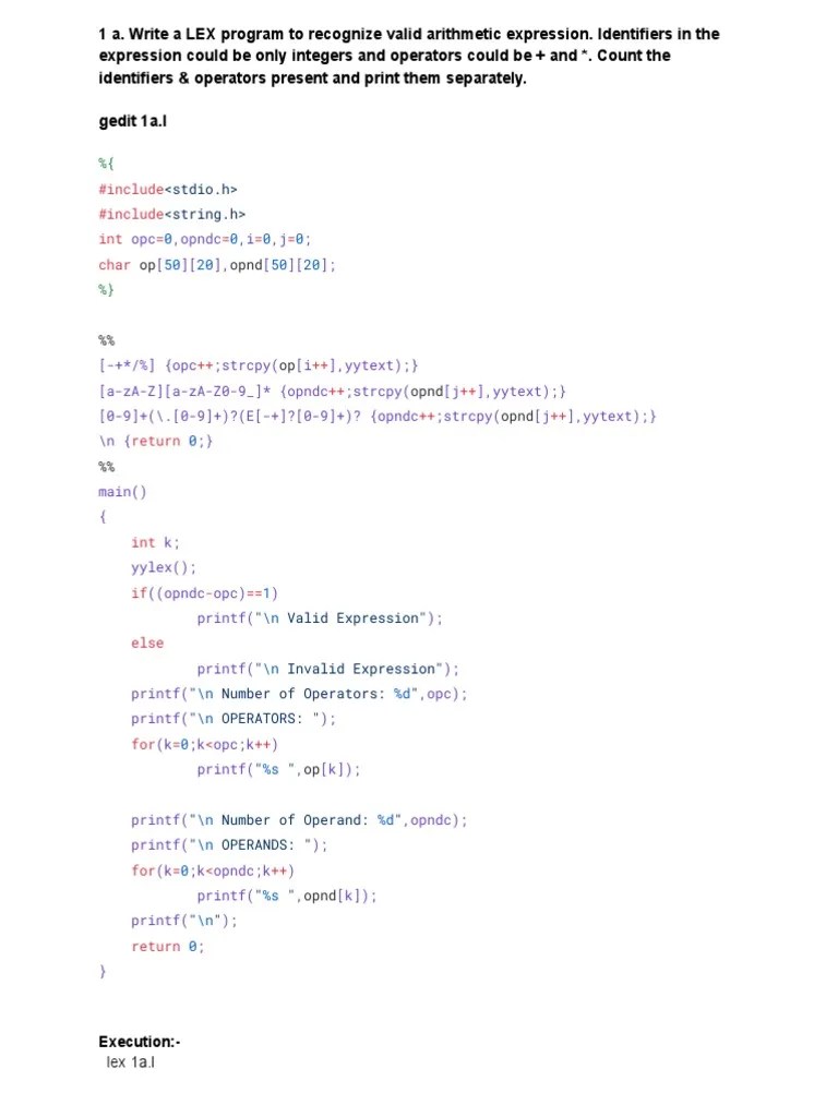 SS And CD Lab Manual | PDF | Parsing | Software Development