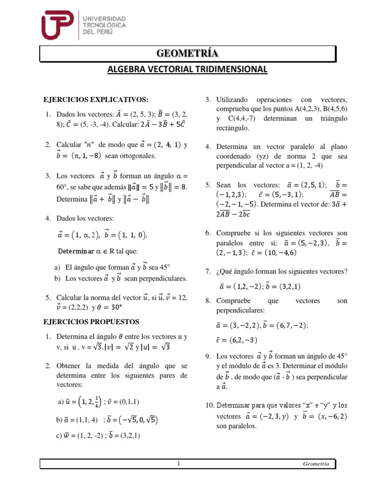 S09.s1. Espacio Vectorial Tridimensional | PDF | Espacio Vectorial | Vector Euclidiano