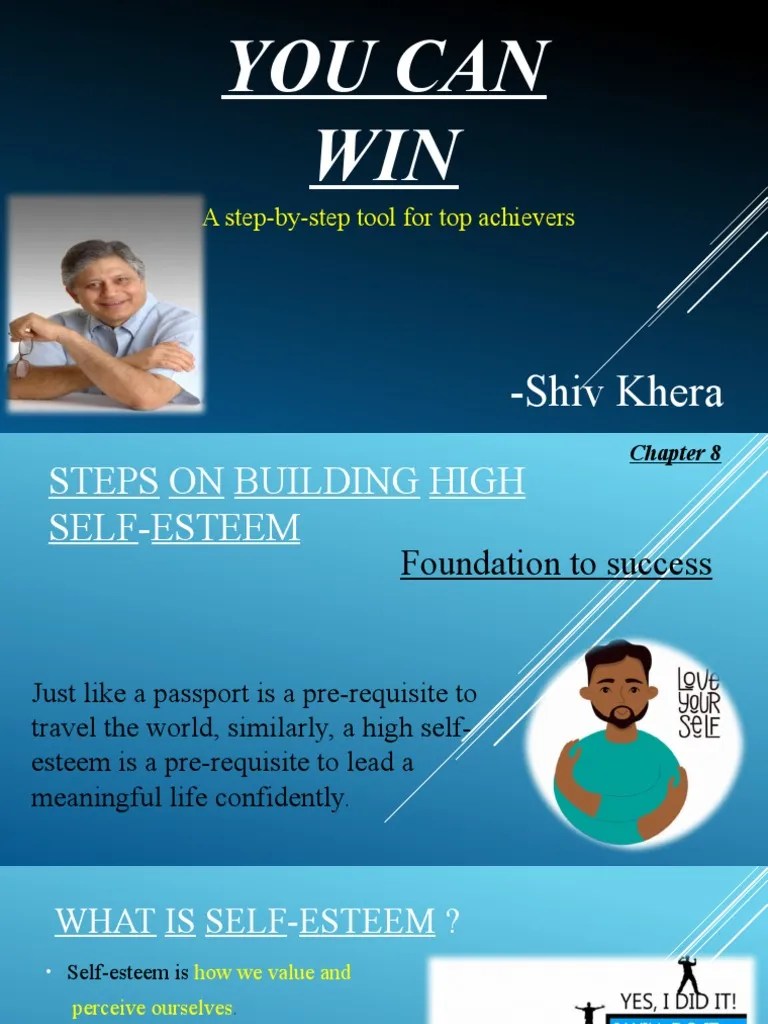 Steps On Building High Self-Esteem | PDF | Self Esteem | Metaphysics Of ...
