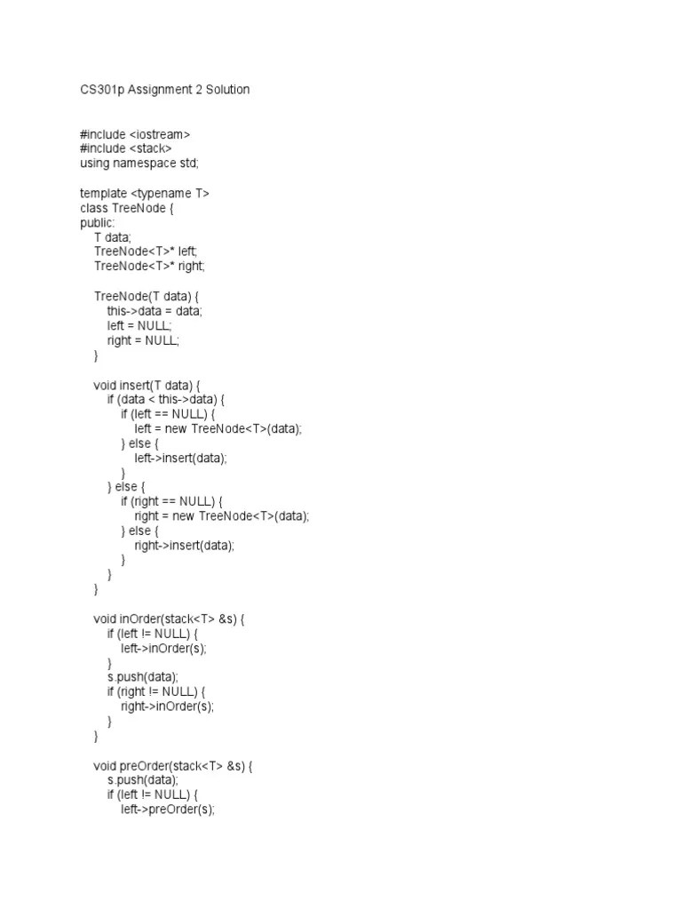 CS301p Assignment 2 Solution Spring 2023 | PDF