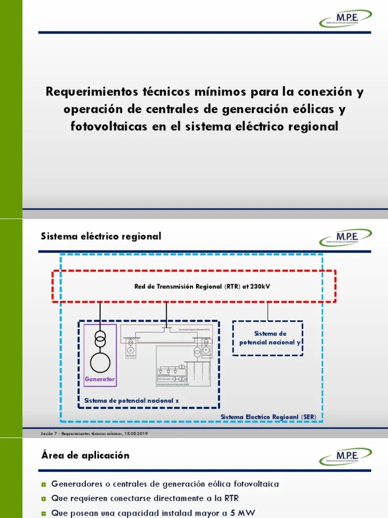 CRIE - Requisitos Tecnicos Minimos Para Conexion De Centrales A La RTR | PDF
