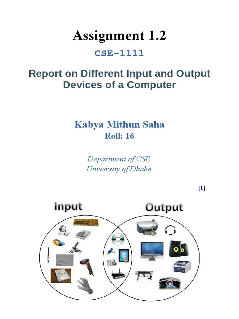 Lab Assignment 1.2 | PDF | Computer Monitor | Printer (Computing)