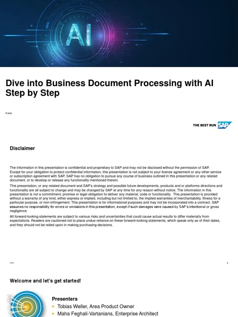 (26.04) SAP - Sala Jairzinho 11h - Dive Into Business Document ...