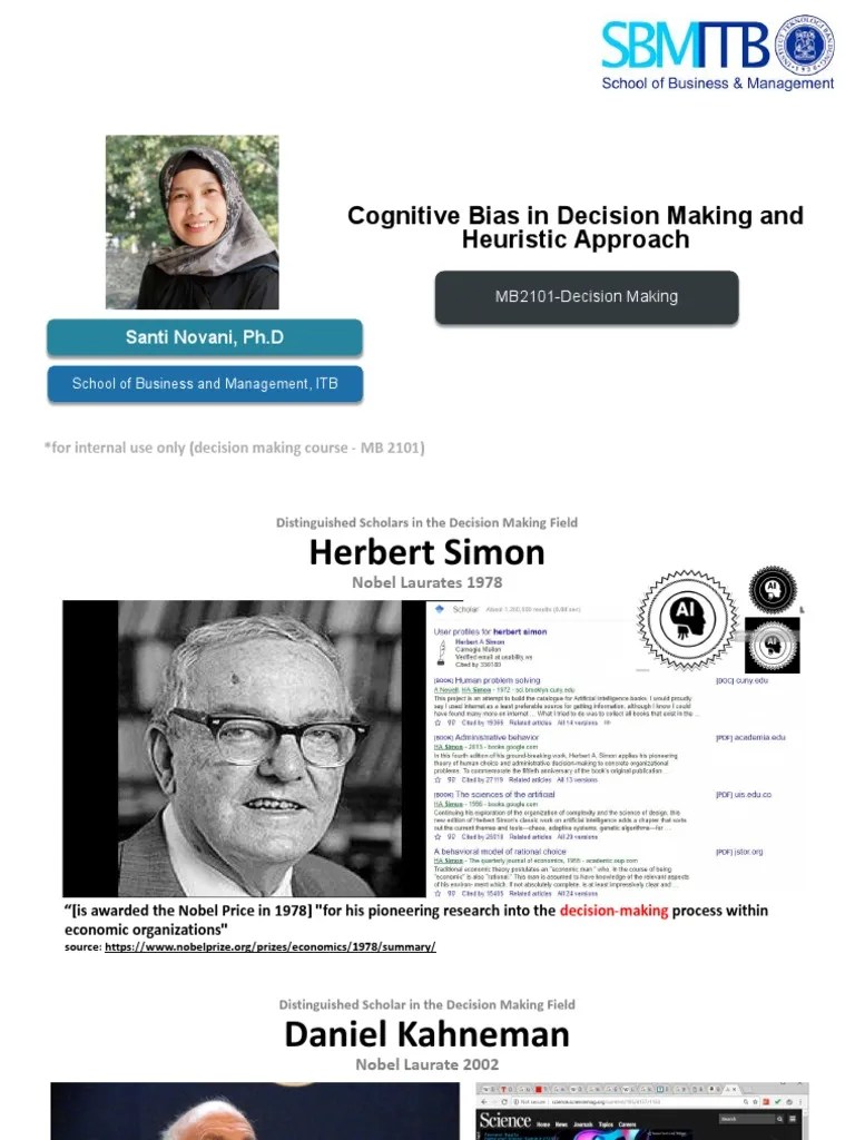 Bias N Heuristic | PDF | Decision Making | Heuristic