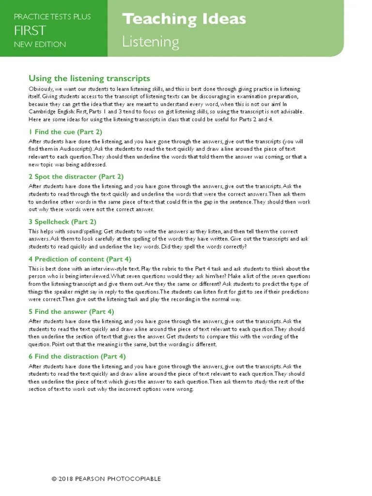 Teaching Ideas Listening | PDF | Learning | Cognitive Science