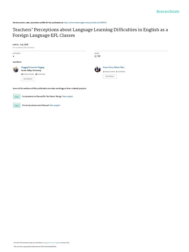 Pdf Teachers Perception On Learning Disability An Explorative Study - Amazing 8K Mountain Pictures | Free Download