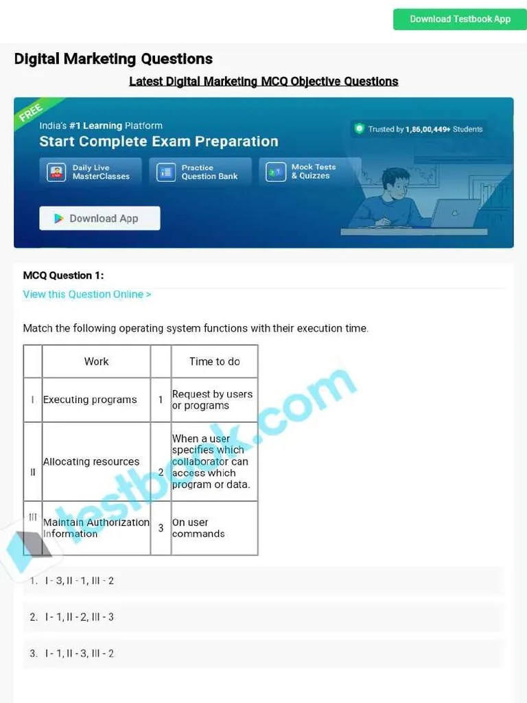 Mcq-on-digital-marketing--5fbb9a6b0228ce89dc9727bc | PDF