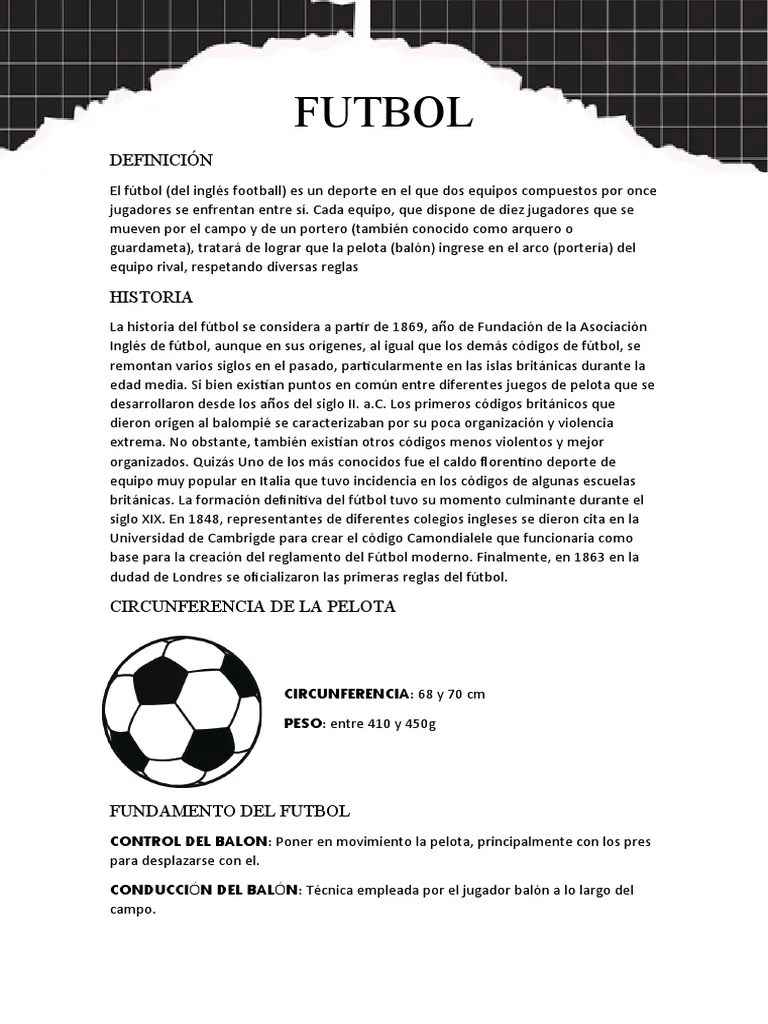 Futbol | Descargar Gratis PDF | Asociación De Futbol | Deportes De Equipo