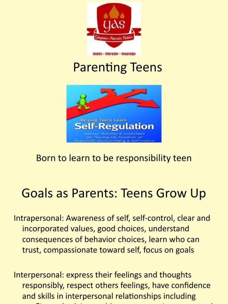Parenting Teens | PDF | Thought | Parenting