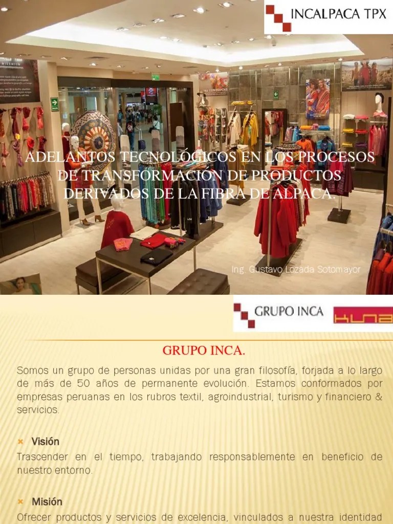 Ponencia 6 Gustavo Lozada | PDF | Sustentabilidad | Textiles