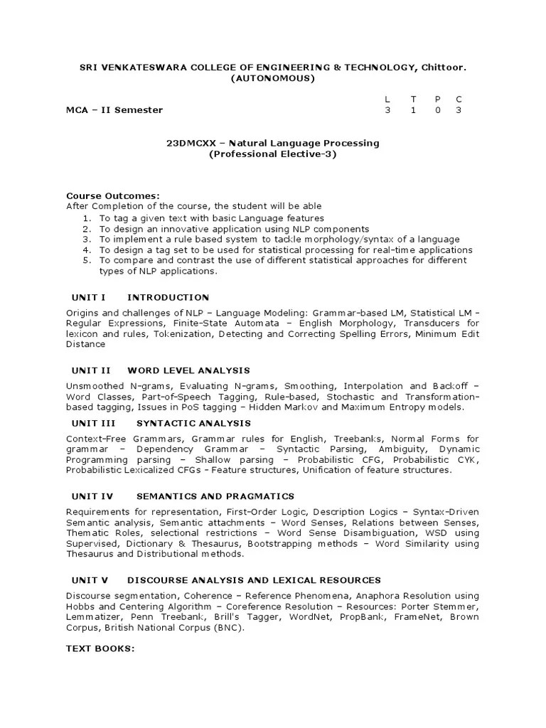 NLP | PDF | Parsing | Computing