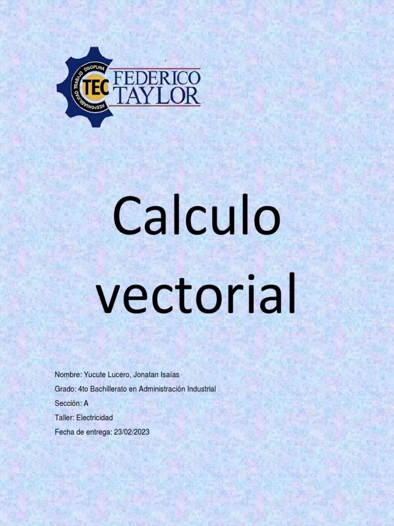 Calculo Vectorial | PDF | Vector Euclidiano | Cálculo Vectorial