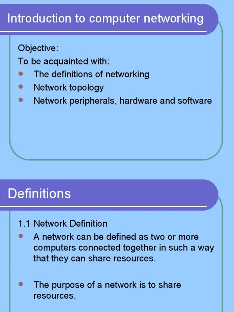 1 Introduction To Computer Networking | PDF | Computer Network ...