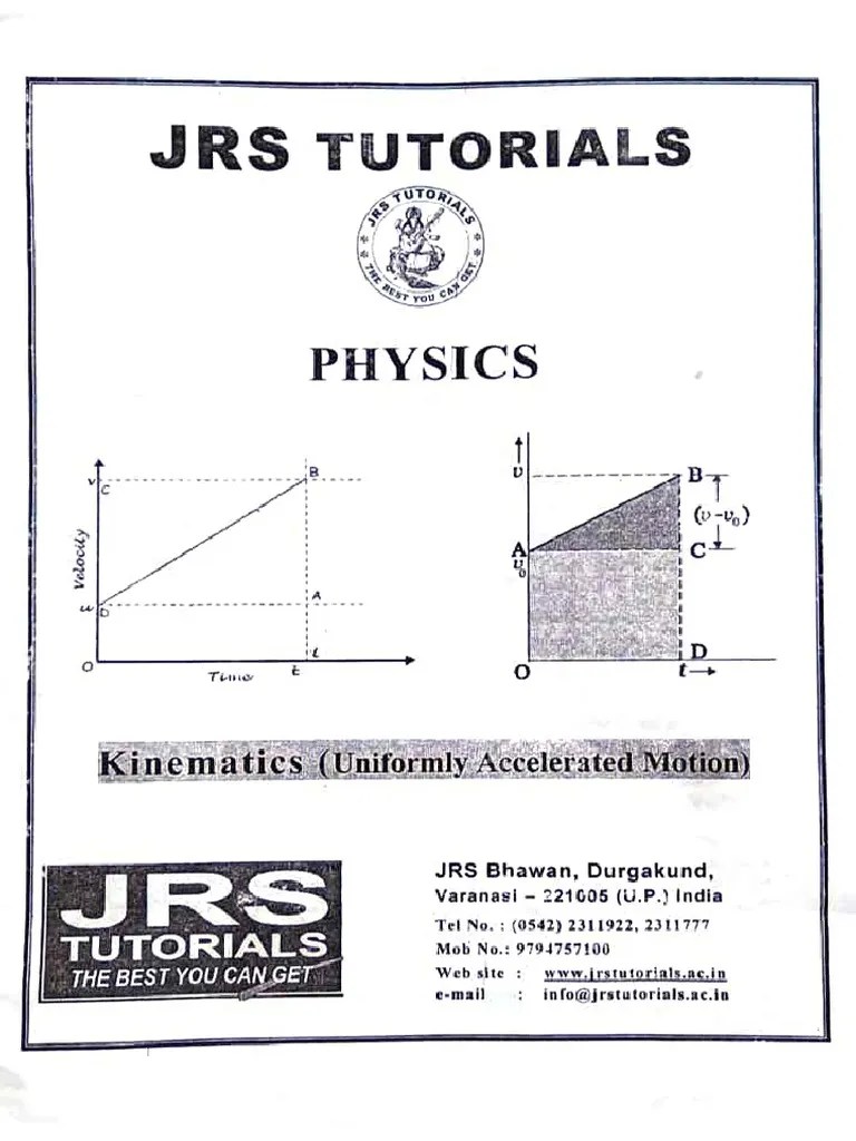 Kinematics DPP | PDF