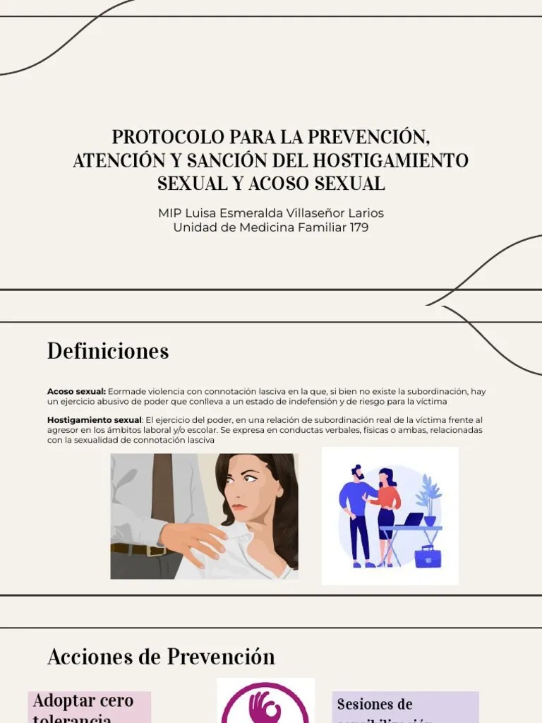 Protocolo Violencia Y Acoso Sexual | PDF | Acoso Sexual | Acoso