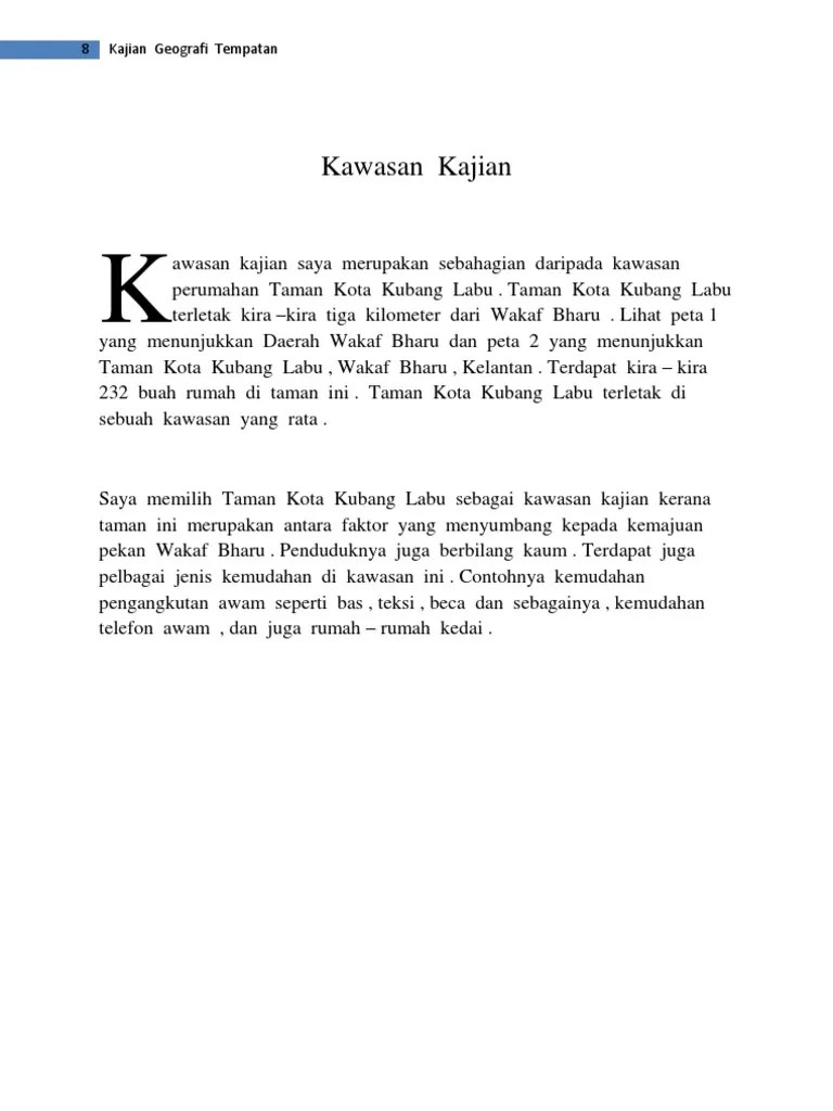 Langkah demi langkah menyediakan kerja lapangan geografi tingkatan 2. Kerja Kursus Geografi Tingkatan 2 Pdf