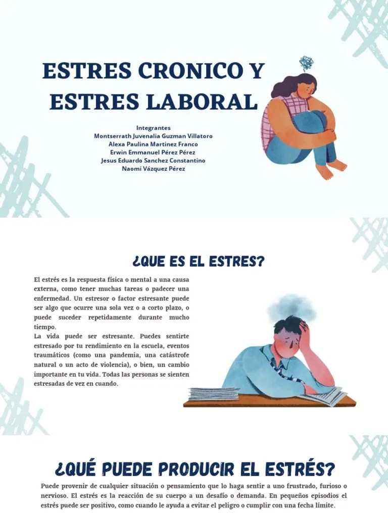 Estrés Crónico Y Estrés Laboral | PDF | Estrés (biología) | Ansiedad