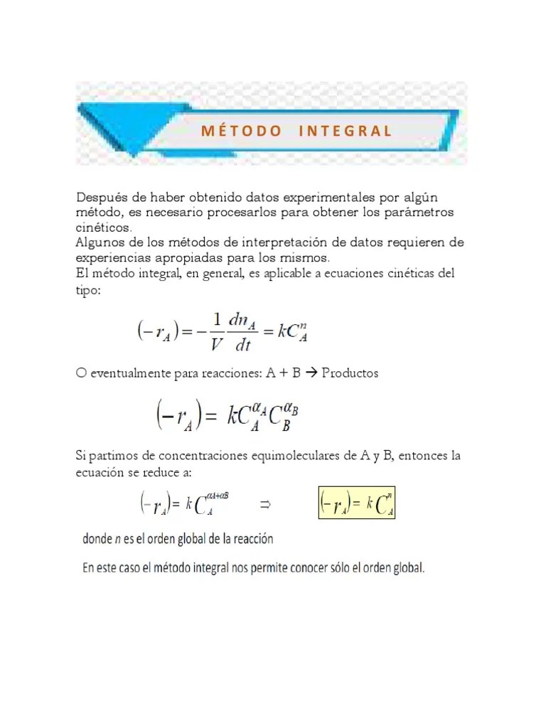 Metodo Integral | PDF