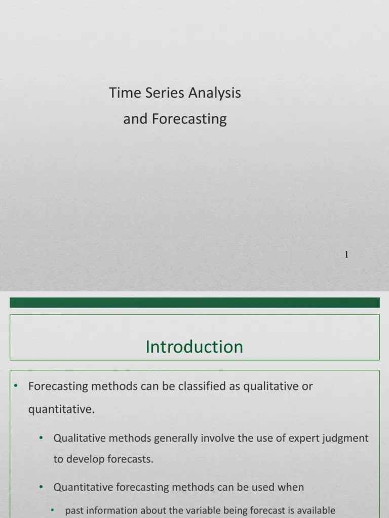 Time Series | PDF