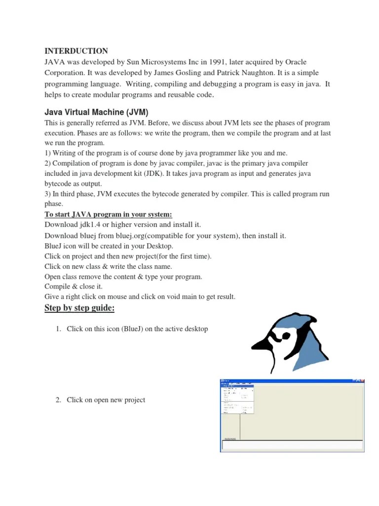 Java Notes | PDF | Java (Programming Language) | Variable (Computer ...