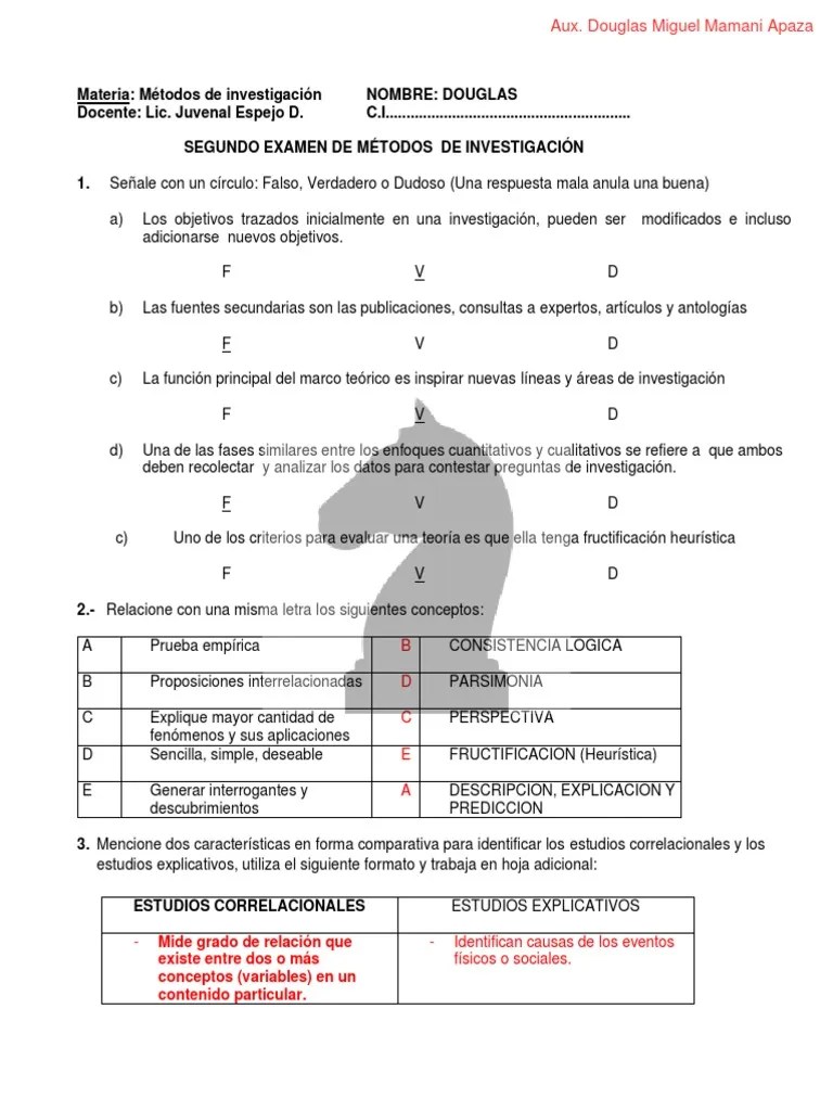 Metodos 2 | PDF | Teoría | Conocimiento