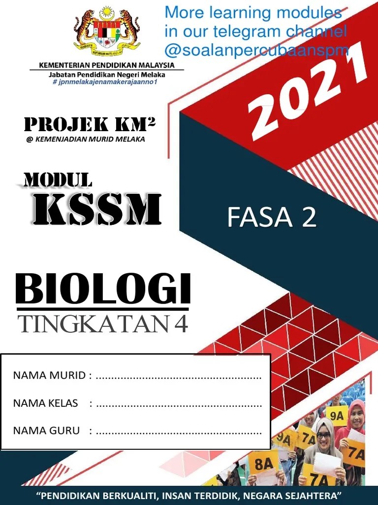 Biologi T4 Modul KSSM Fasa 2 | PDF