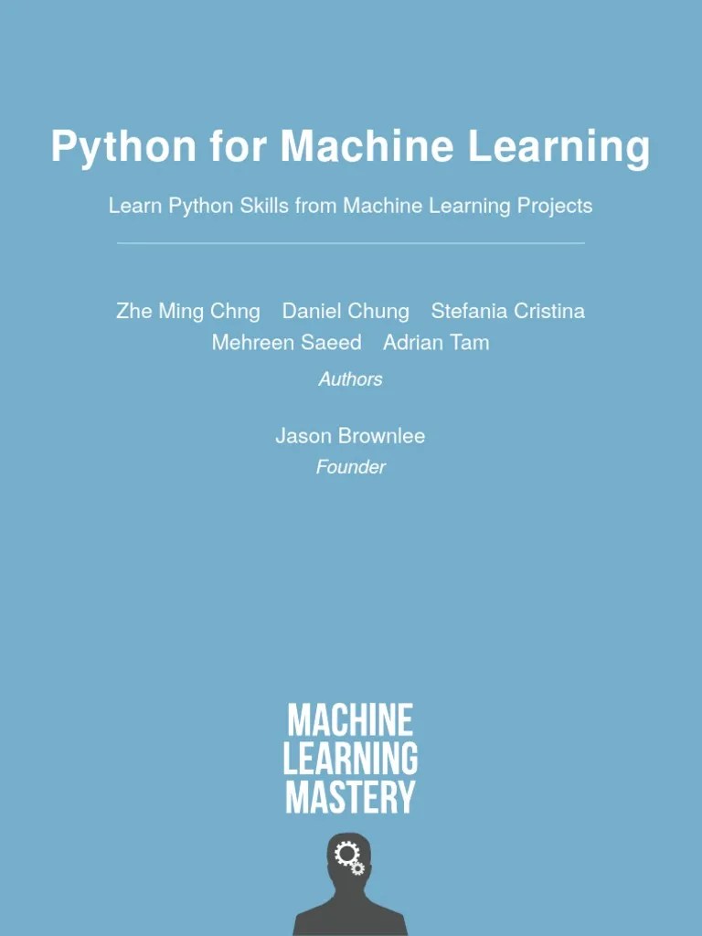 Python For Machine Learning Sample | PDF | World Wide Web | Internet & Web