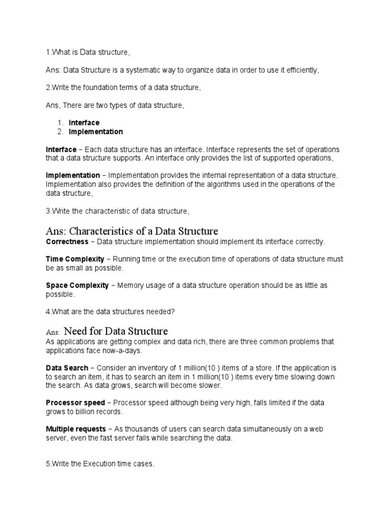 Data Structures & Algorithms | PDF | Data Structure | Algorithms