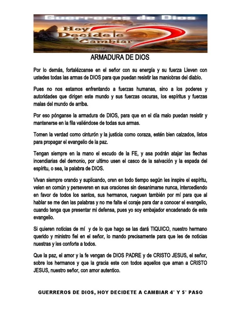 Armadura De Dios | PDF
