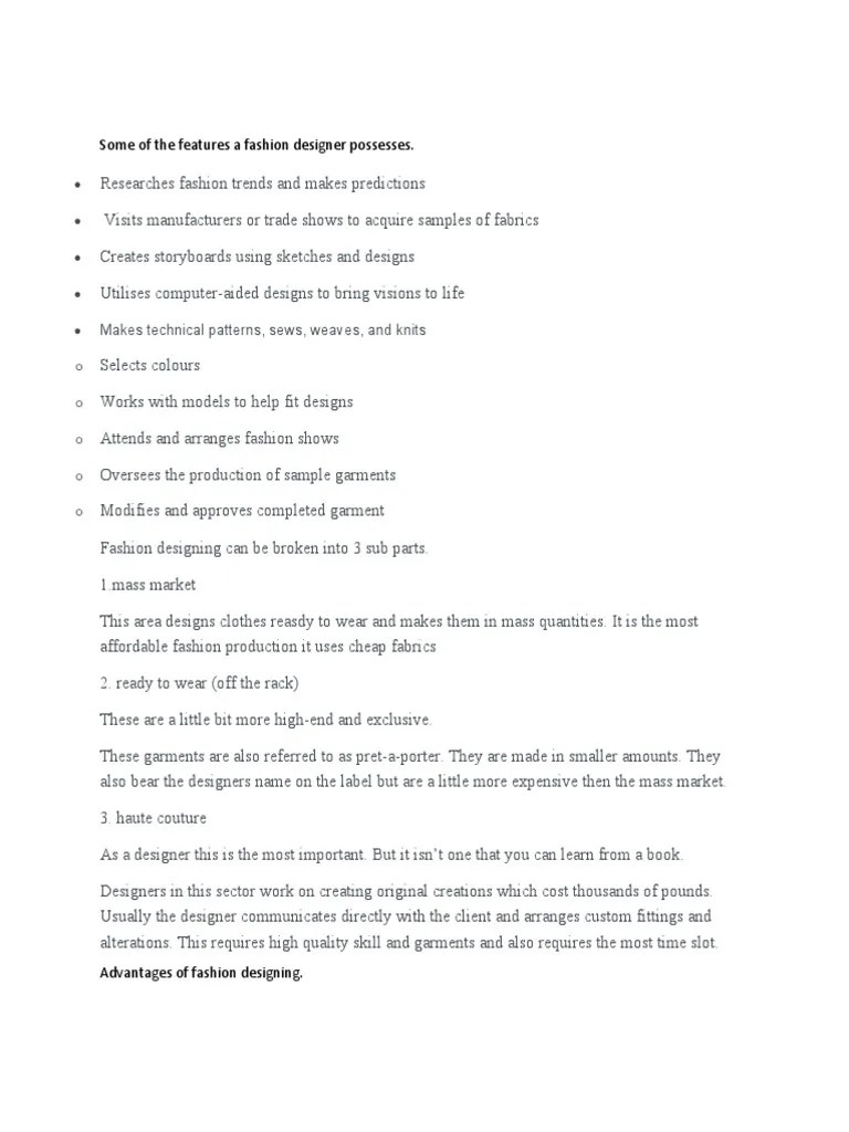 Fashion Design 1 | PDF | Fashion | Fashion Design