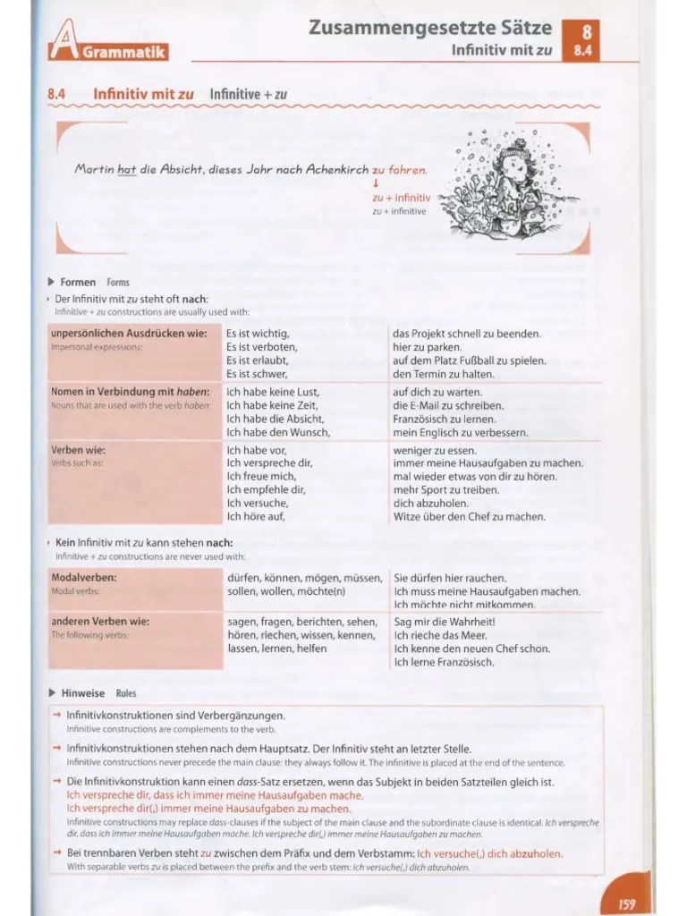 Zu Plus Infinitiv | PDF
