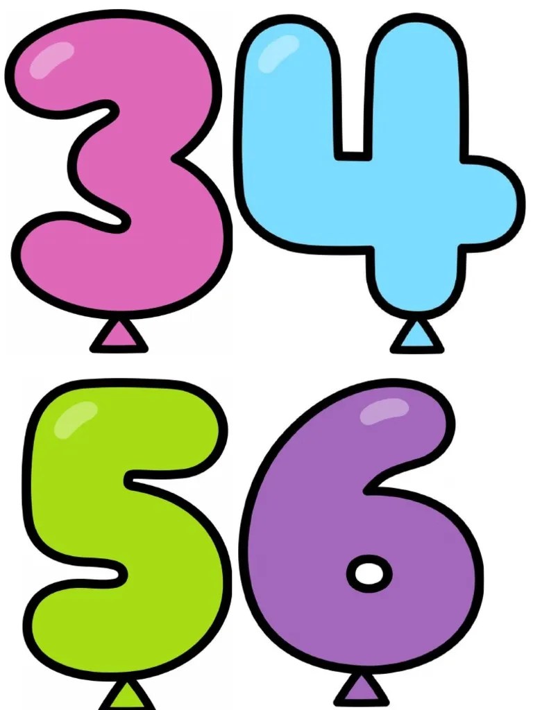 Numeros Del 1 Al 6 | PDF