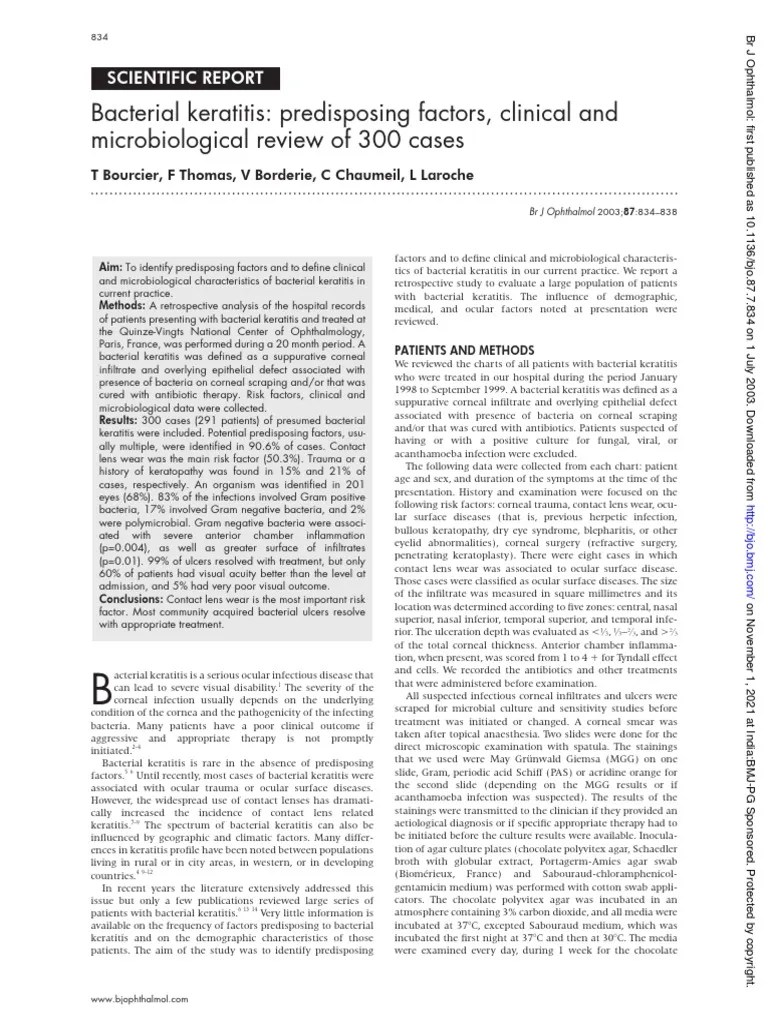 Predisposing Factors | PDF