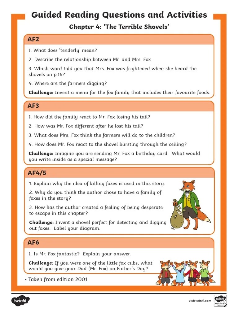 T2 E 1029 Guided Reading Questions Chapter 4 To Support Teaching On ...
