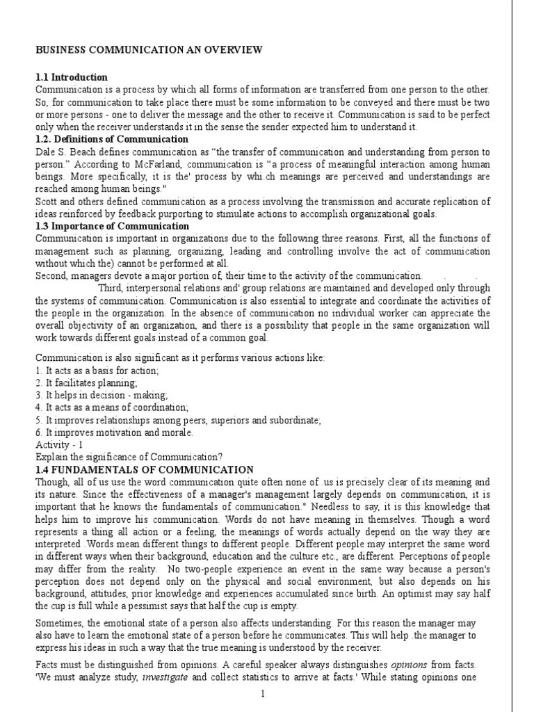 Business Communication | PDF | Communication | Information