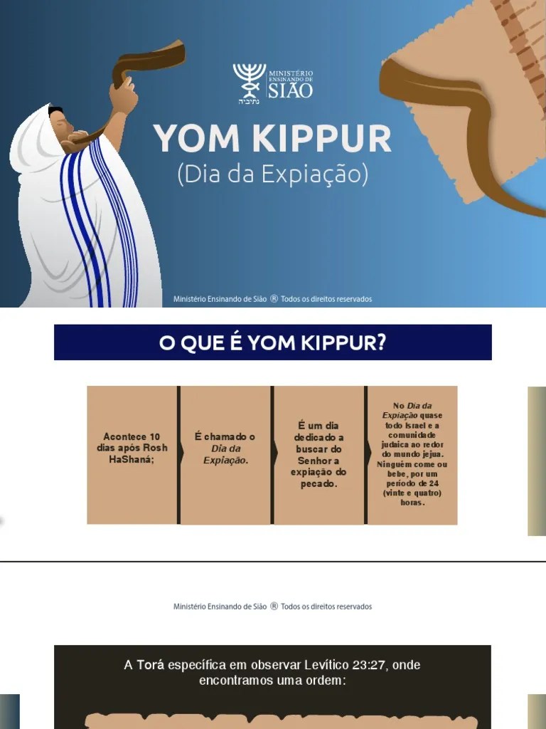 Yom Kippur | PDF | Yom Kipur | Jejum